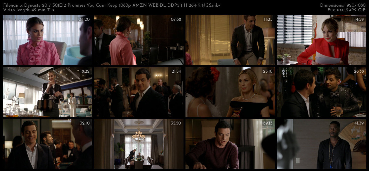 Dynasty 2017 S01E12 Promises You Cant Keep 1080p AMZN WEB DL DDP5 1 H 264 KiNGS TGx