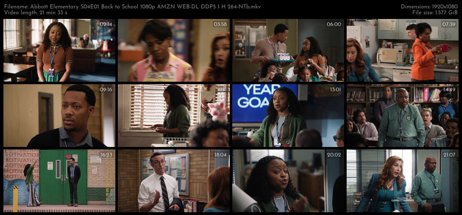 Abbott Elementary S04E01 Back to School 1080p AMZN WEB DL DDP5 1 H 264 NTb TGx