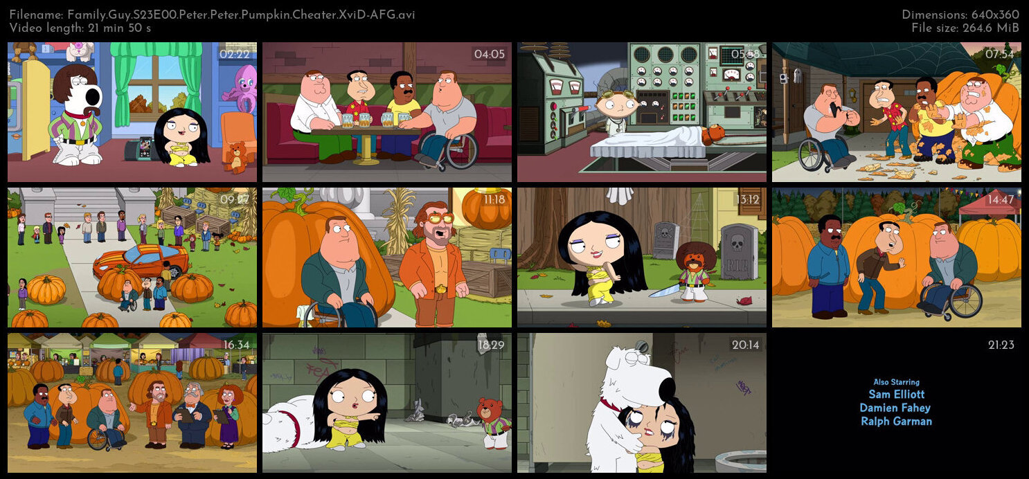 Family Guy S23E00 Peter Peter Pumpkin Cheater XviD AFG TGx