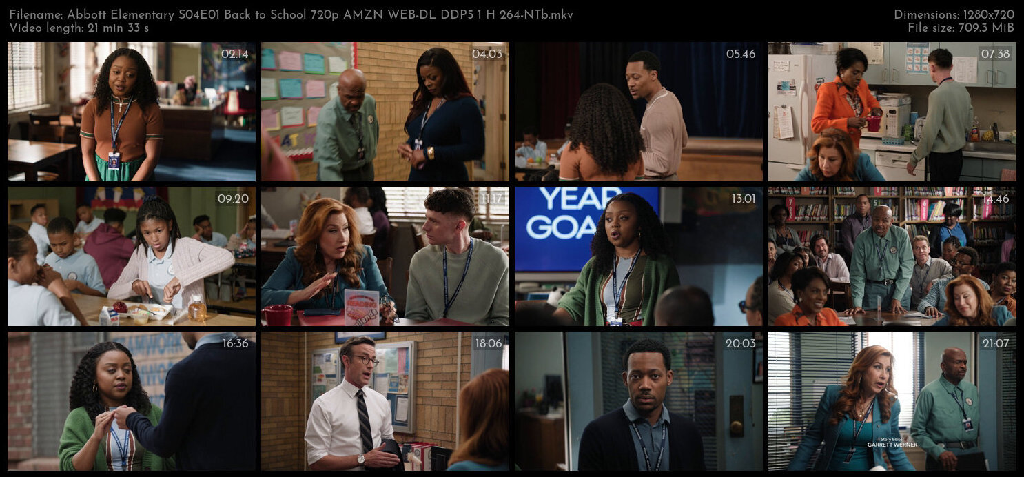 Abbott Elementary S04E01 Back to School 720p AMZN WEB DL DDP5 1 H 264 NTb TGx