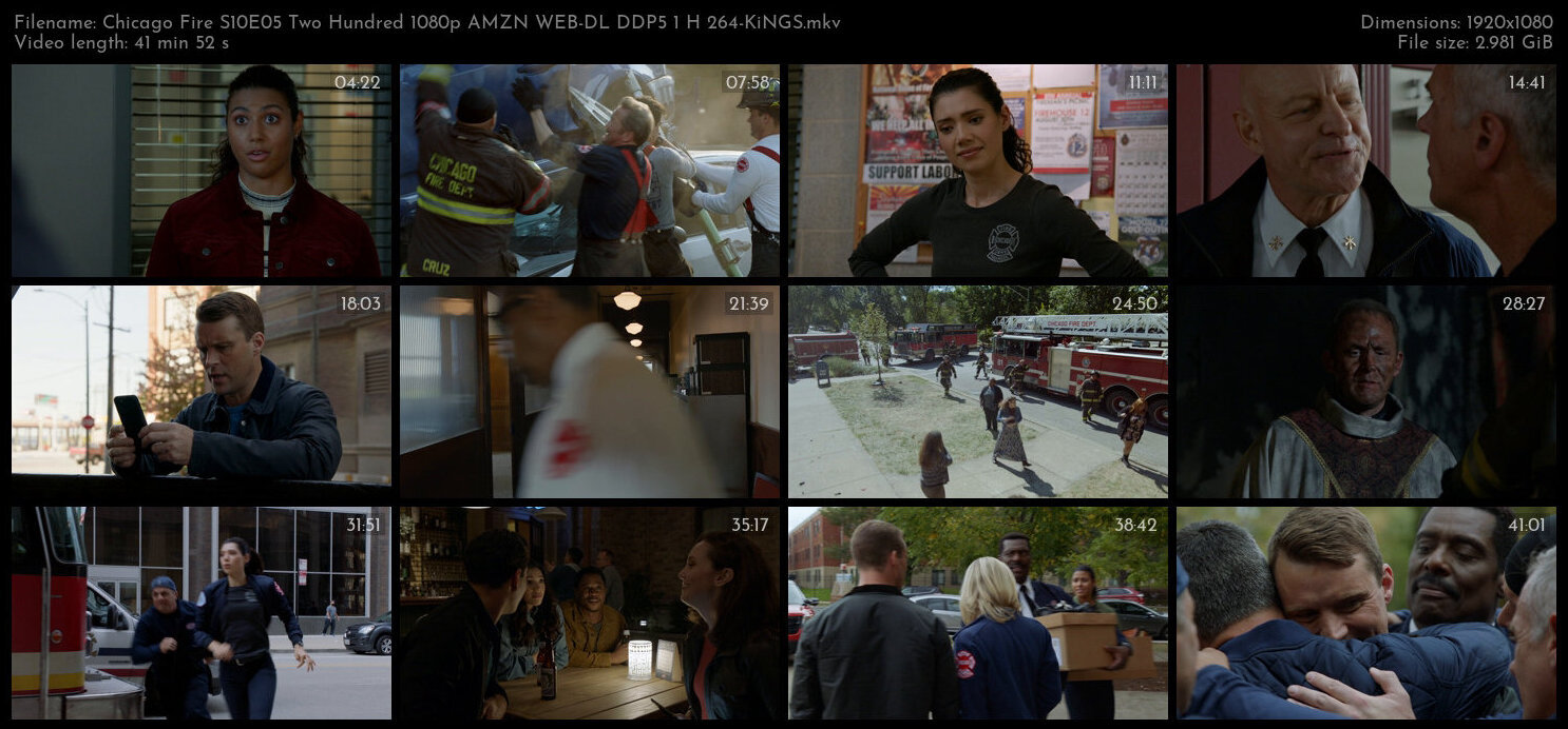 Chicago Fire S10E05 Two Hundred 1080p AMZN WEB DL DDP5 1 H 264 KiNGS TGx