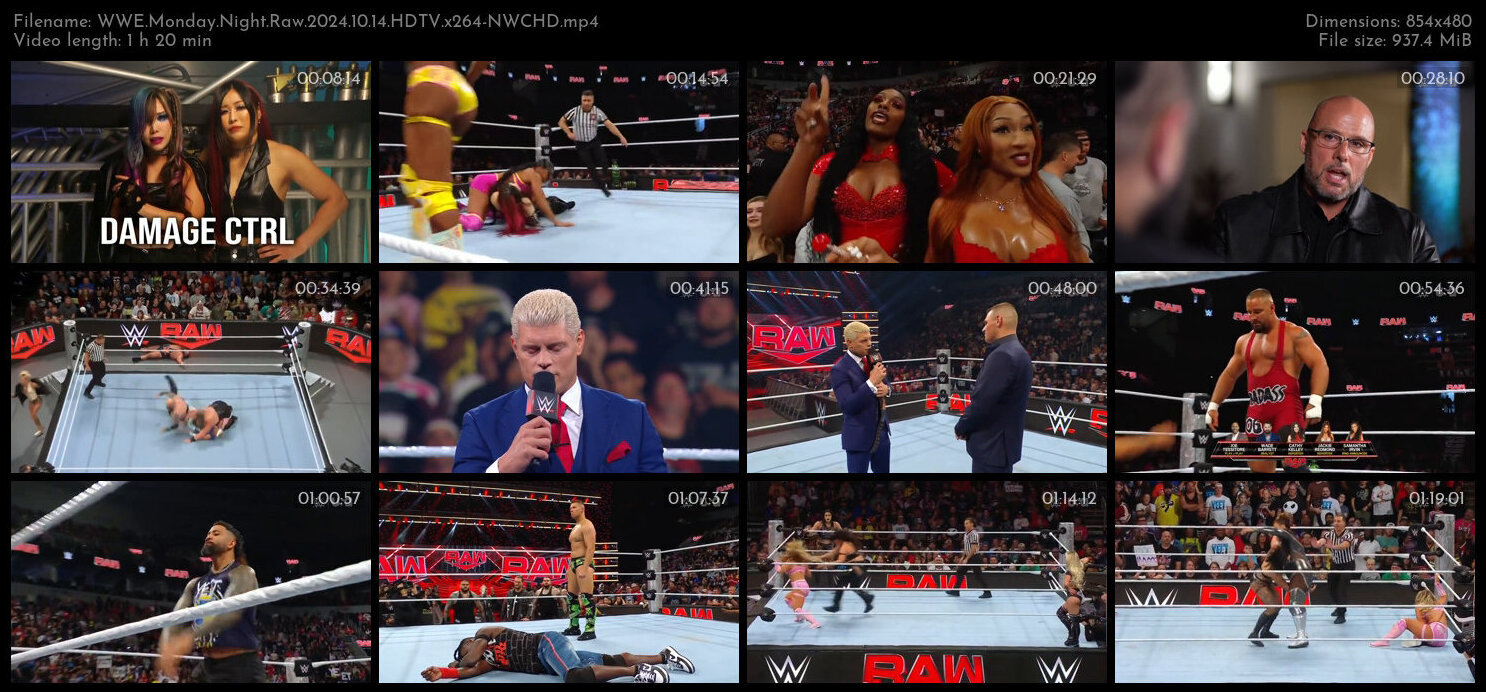 WWE Monday Night Raw 2024 10 14 HDTV x264 NWCHD TGx