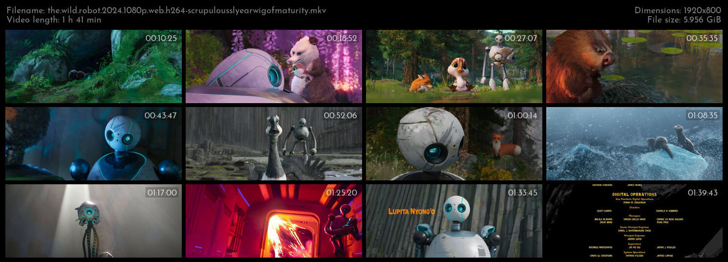 The Wild Robot 2024 1080p WEB H264 ScrupulousSlyEarwigOfMaturity TGx