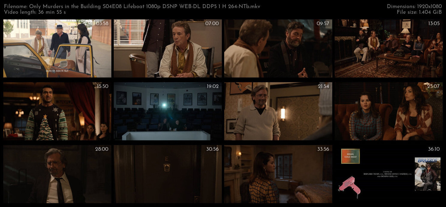 Only Murders in the Building S04E08 Lifeboat 1080p DSNP WEB DL DDP5 1 H 264 NTb TGx