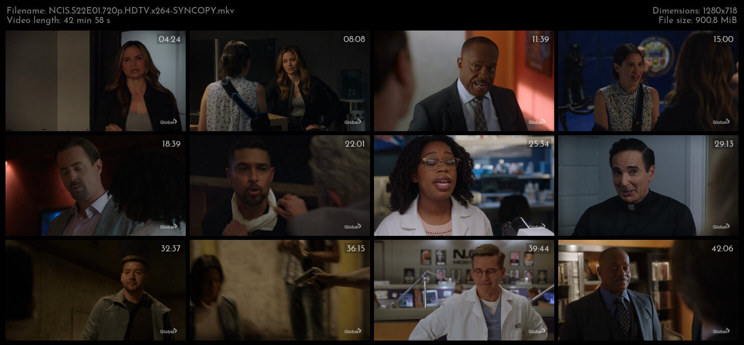 NCIS S22E01 720p HDTV x264 SYNCOPY TGx