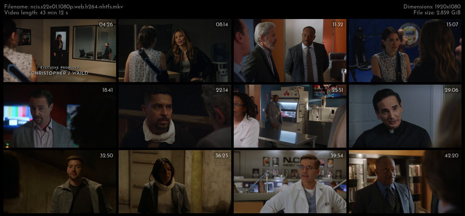 NCIS S22E01 1080p WEB H264 NHTFS TGx