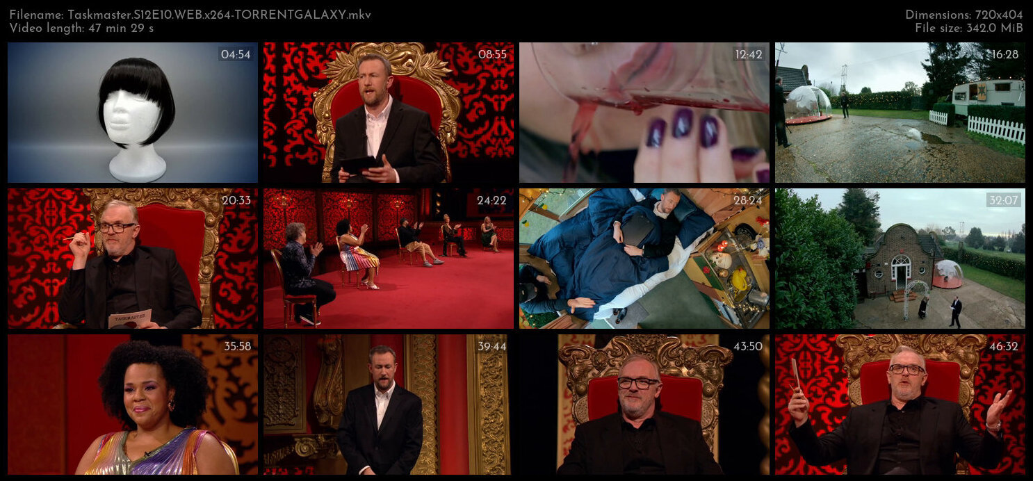 Taskmaster S12E10 WEB x264 TORRENTGALAXY