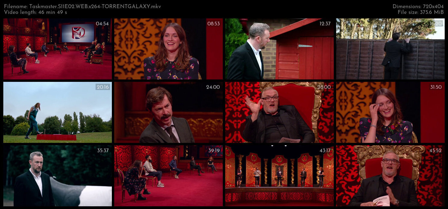 Taskmaster S11E02 WEB x264 TORRENTGALAXY