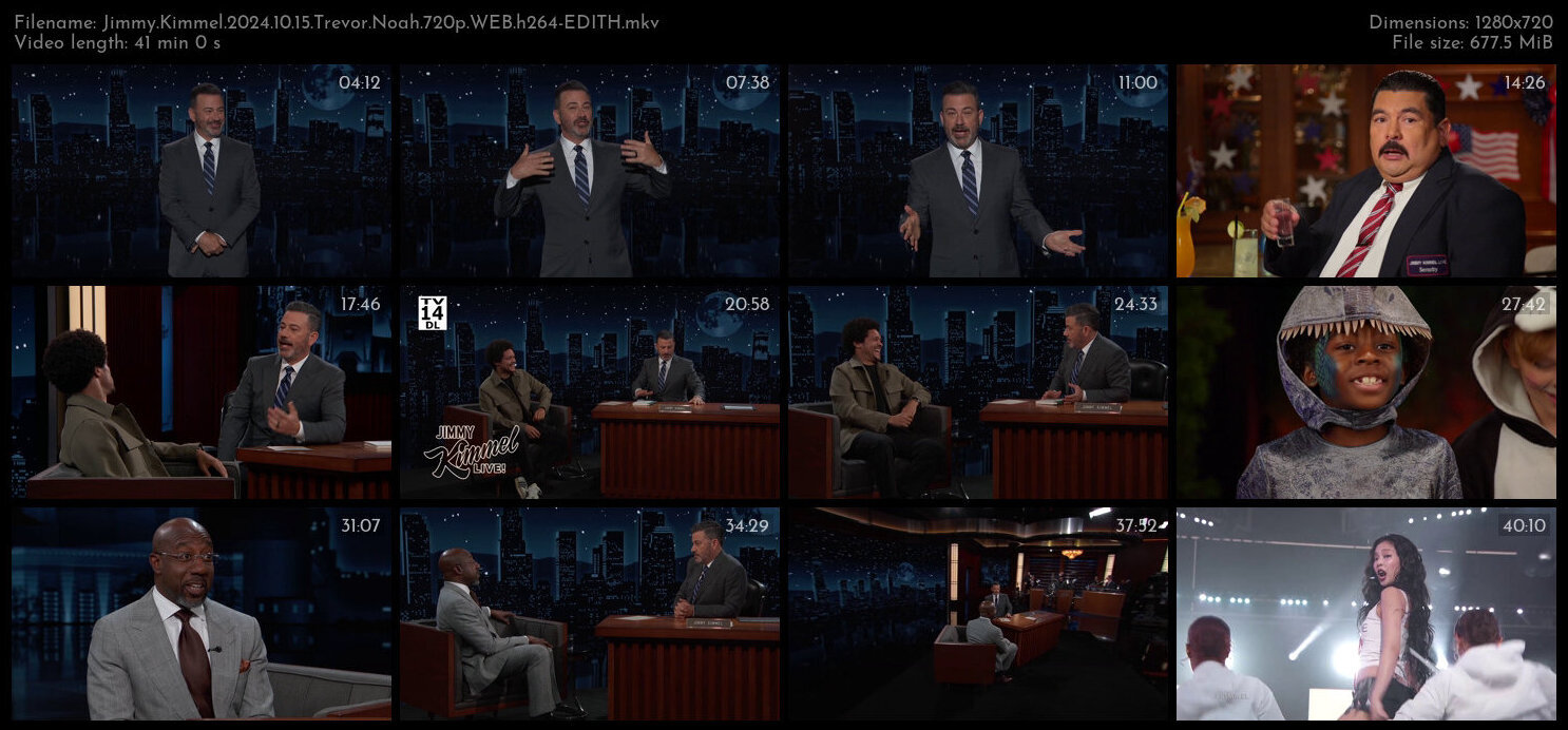 Jimmy Kimmel 2024 10 15 Trevor Noah 720p WEB h264 EDITH TGx