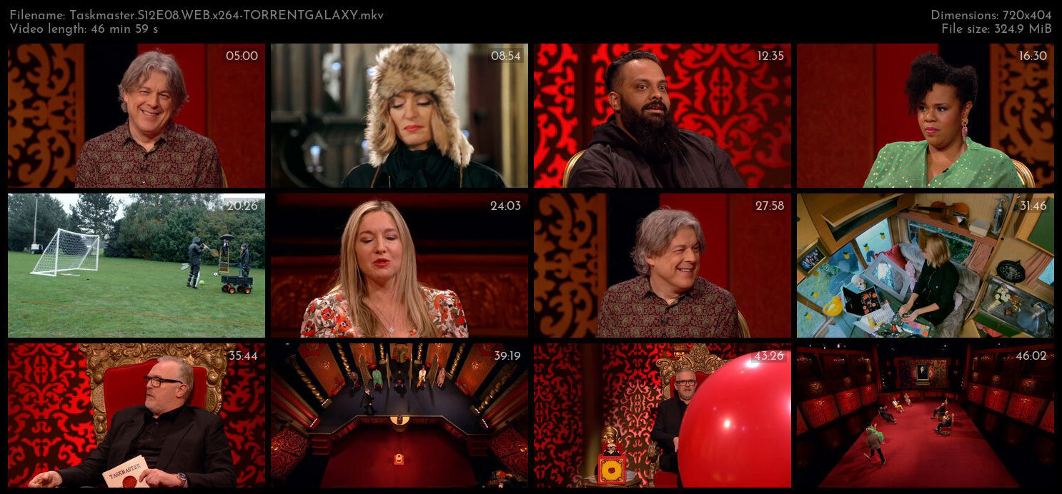 Taskmaster S12E08 WEB x264 TORRENTGALAXY