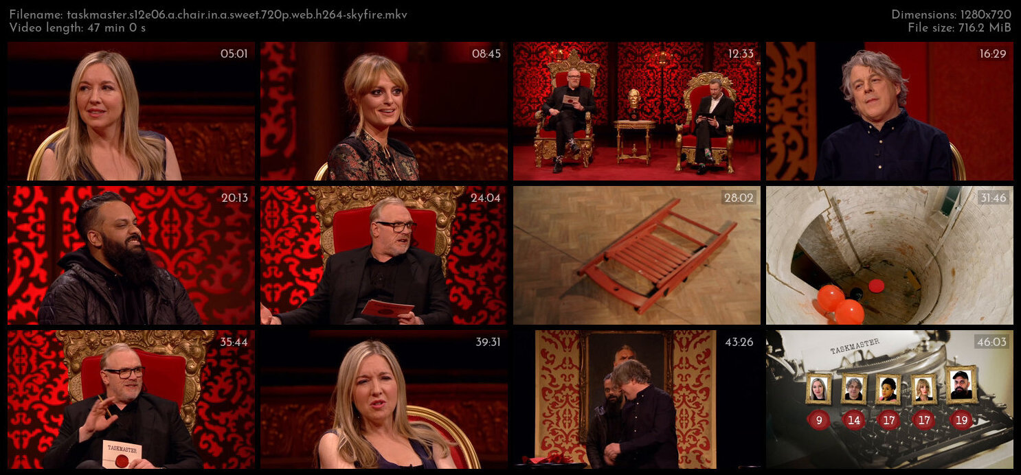 Taskmaster S12E06 A Chair In A Sweet 720p WEB H264 SKYFiRE TGx