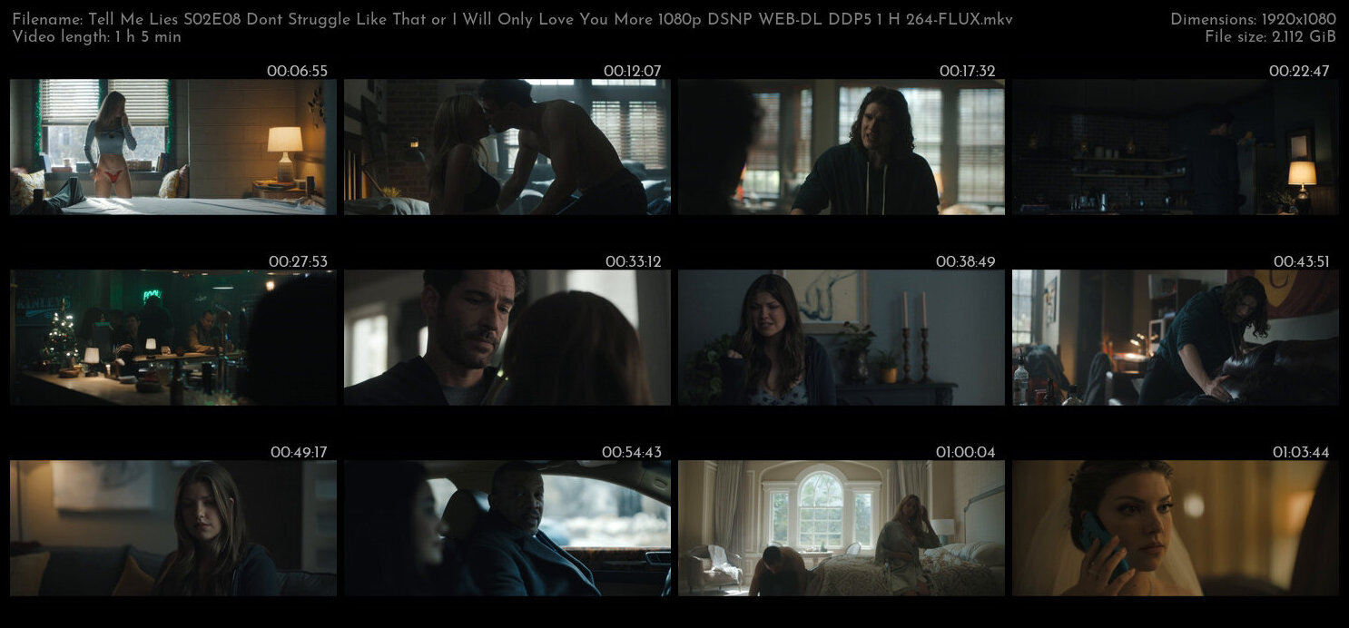 Tell Me Lies S02E08 Dont Struggle Like That or I Will Only Love You More 1080p DSNP WEB DL DDP5 1 H