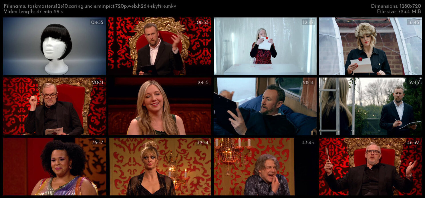 Taskmaster S12E10 Caring Uncle Minpict 720p WEB H264 SKYFiRE TGx