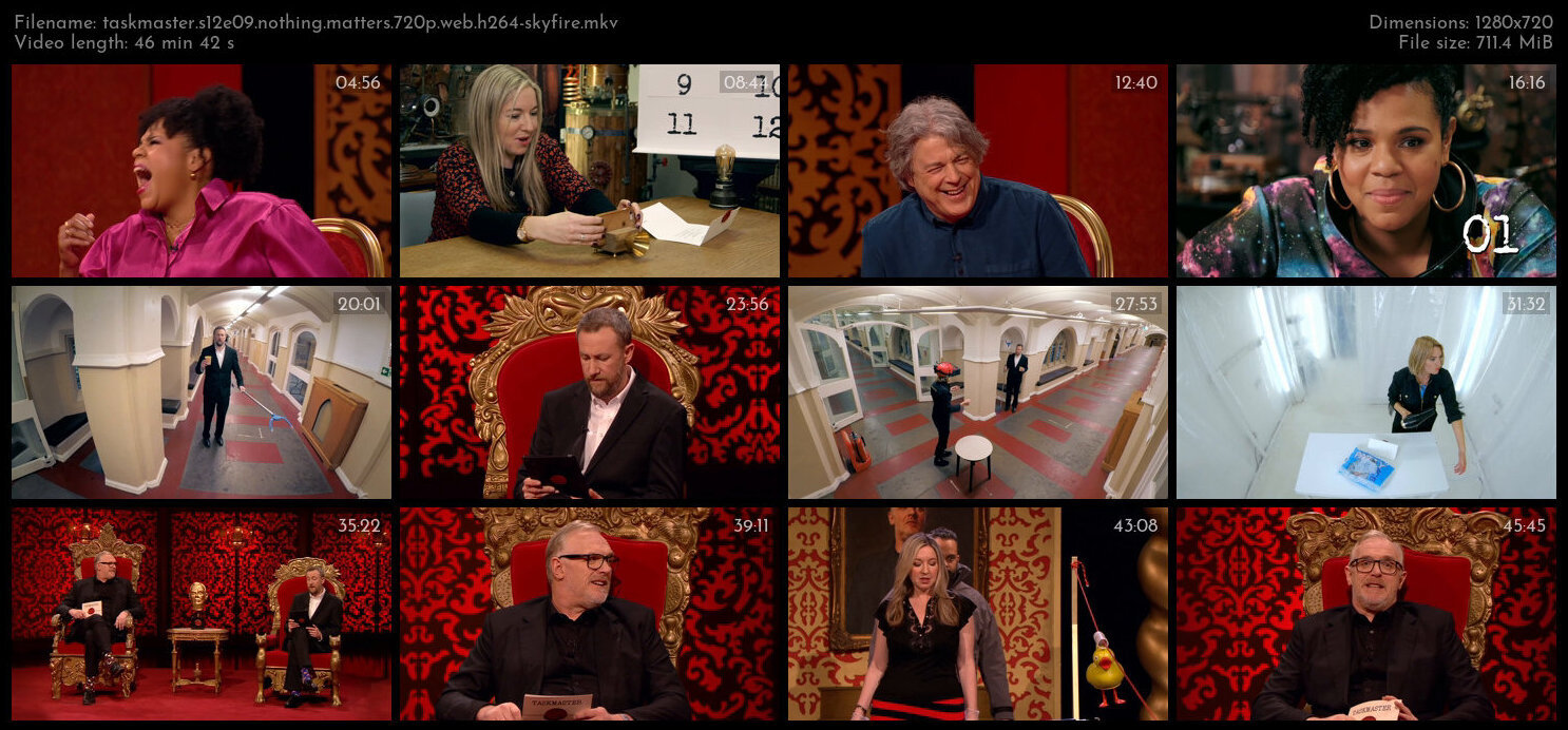 Taskmaster S12E09 Nothing Matters 720p WEB H264 SKYFiRE TGx