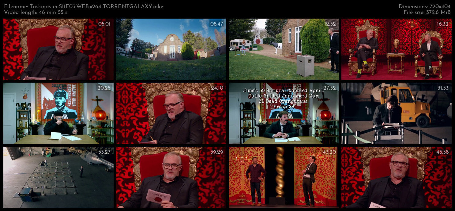 Taskmaster S11E03 WEB x264 TORRENTGALAXY