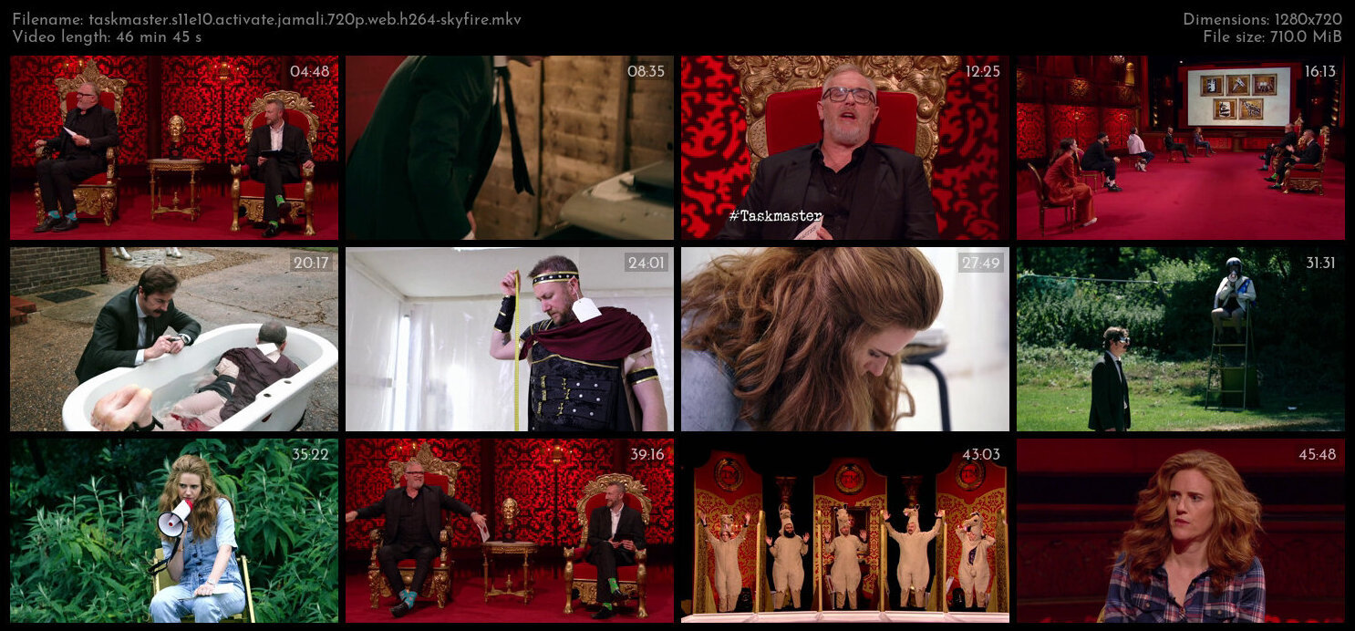 Taskmaster S11E10 Activate Jamali 720p WEB H264 SKYFiRE TGx