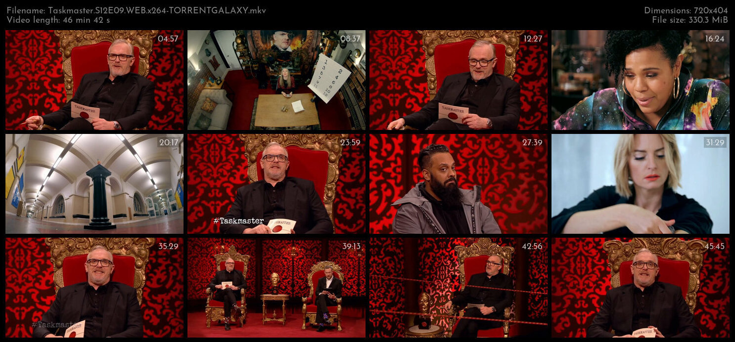 Taskmaster S12E09 WEB x264 TORRENTGALAXY