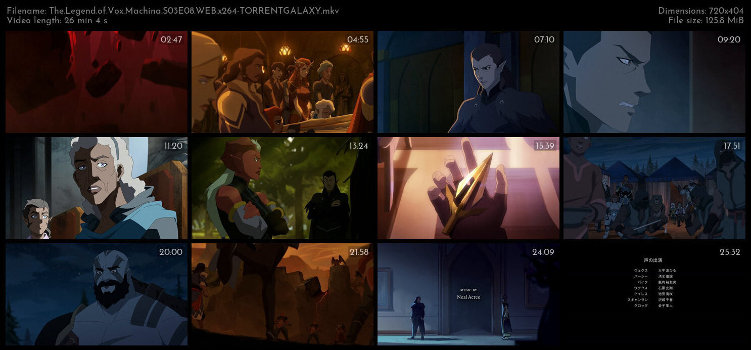 The Legend of Vox Machina S03E08 WEB x264 TORRENTGALAXY