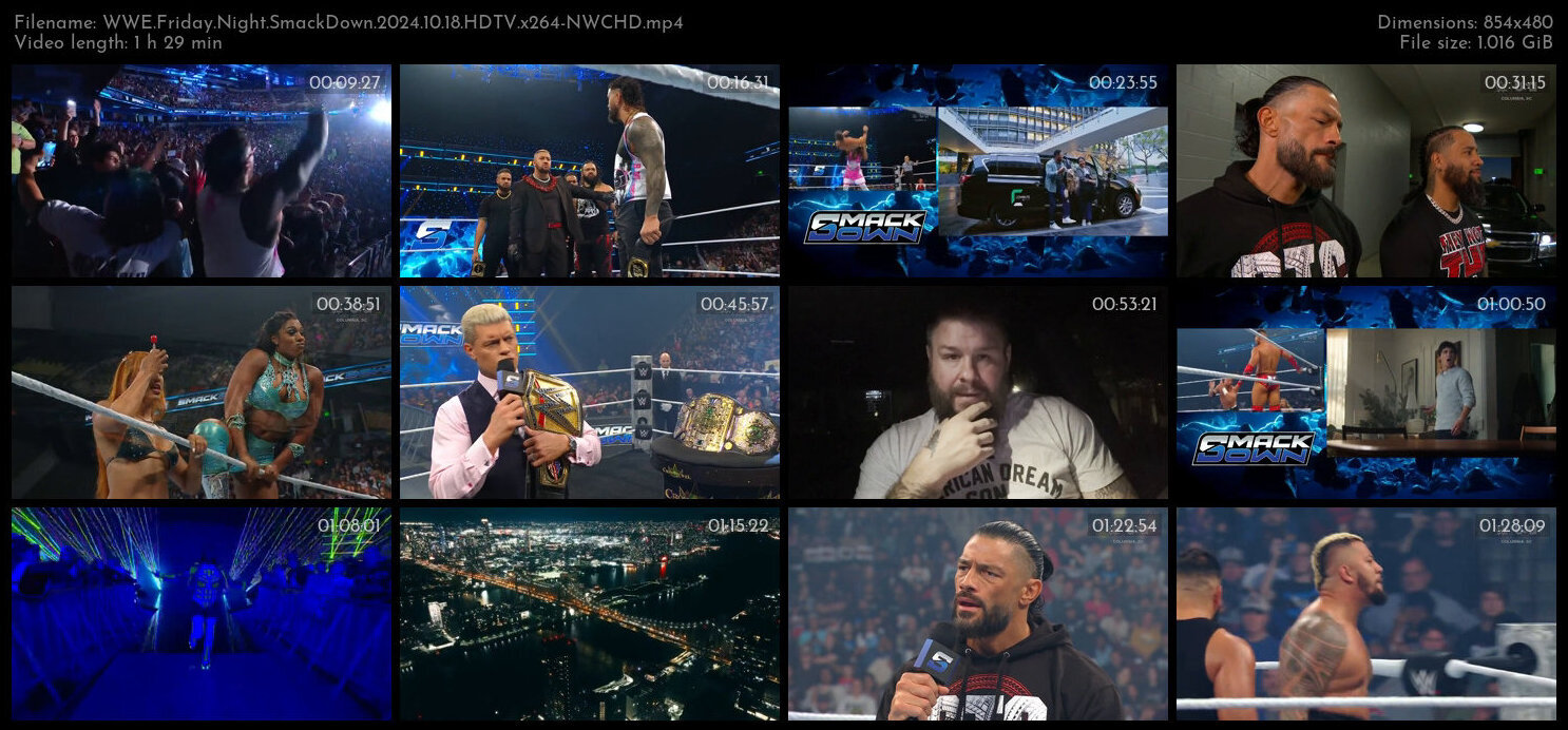 WWE Friday Night SmackDown 2024 10 18 HDTV x264 NWCHD TGx