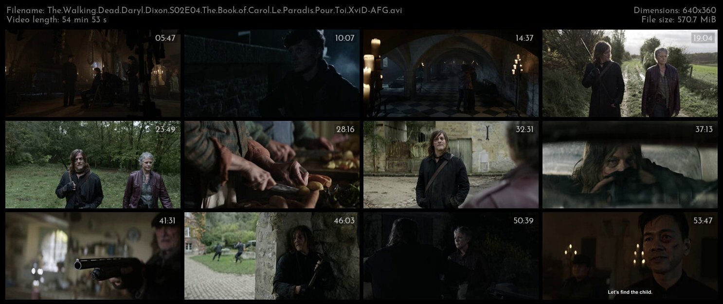 The Walking Dead Daryl Dixon S02E04 The Book of Carol Le Paradis Pour Toi XviD AFG TGx