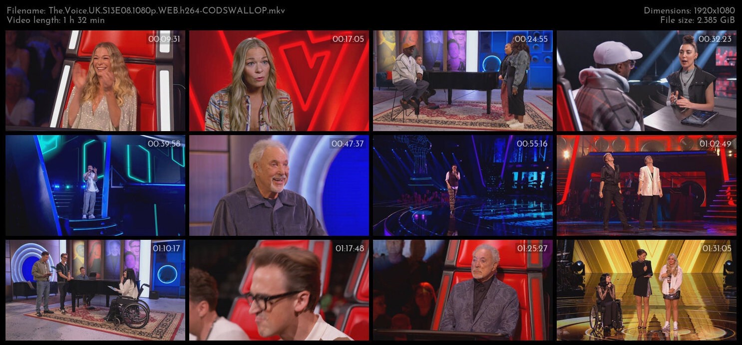 The Voice UK S13E08 1080p WEB h264 CODSWALLOP TGx