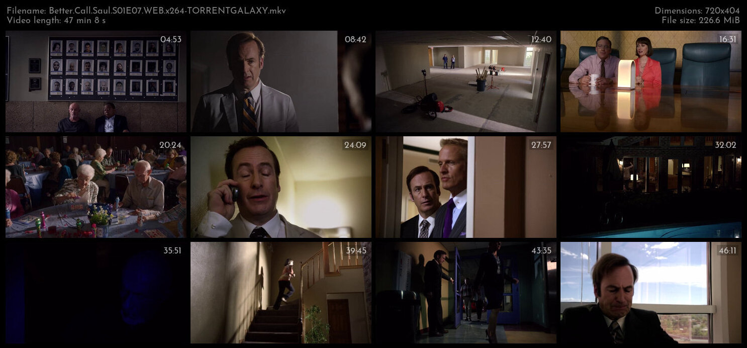 Better Call Saul S01E07 WEB x264 TORRENTGALAXY