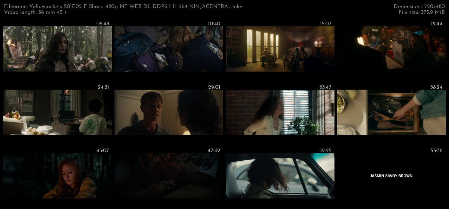 Yellowjackets S01E02 F Sharp 480p NF WEB DL DDP5 1 H 264 NINJACENTRAL TGx