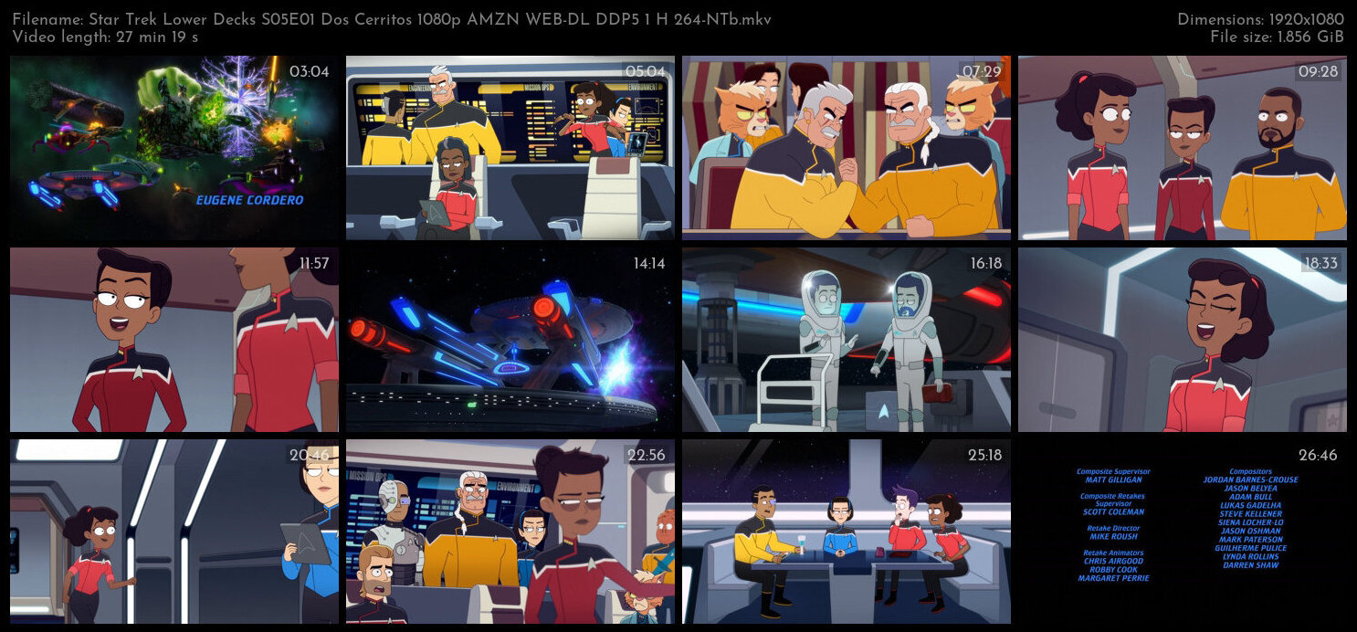 Star Trek Lower Decks S05E01 Dos Cerritos 1080p AMZN WEB DL DDP5 1 H 264 NTb TGx