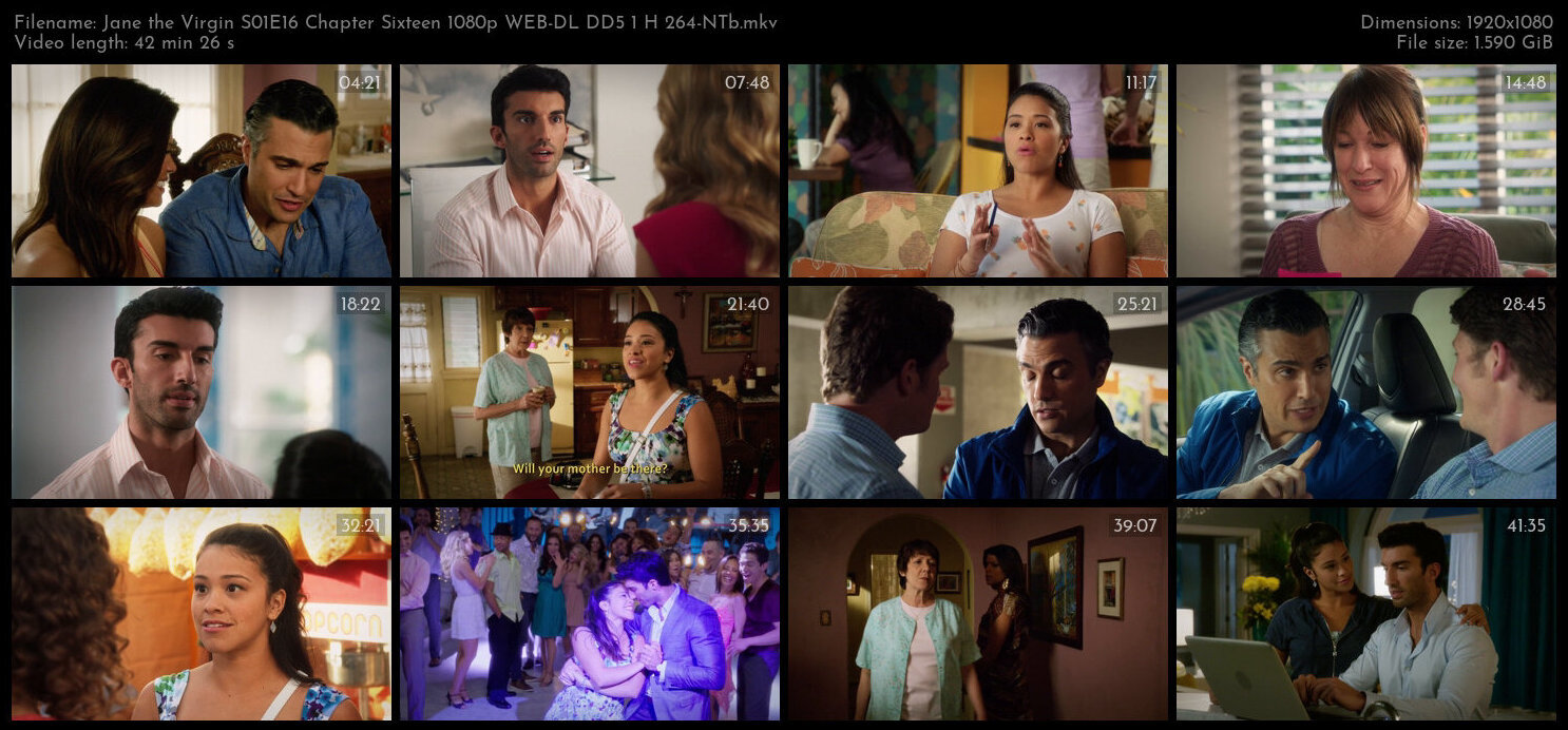 Jane the Virgin S01E16 Chapter Sixteen 1080p WEB DL DD5 1 H 264 NTb TGx