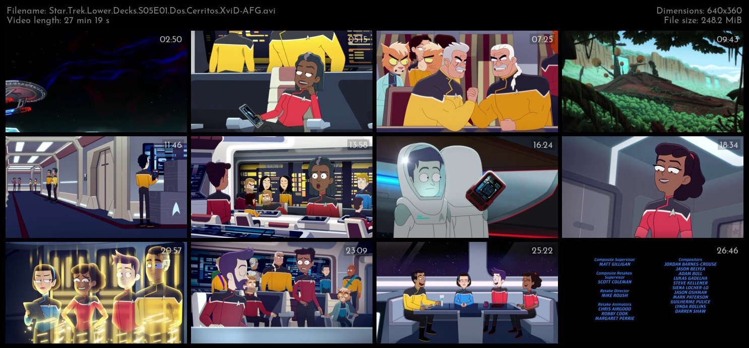 Star Trek Lower Decks S05E01 Dos Cerritos XviD AFG TGx