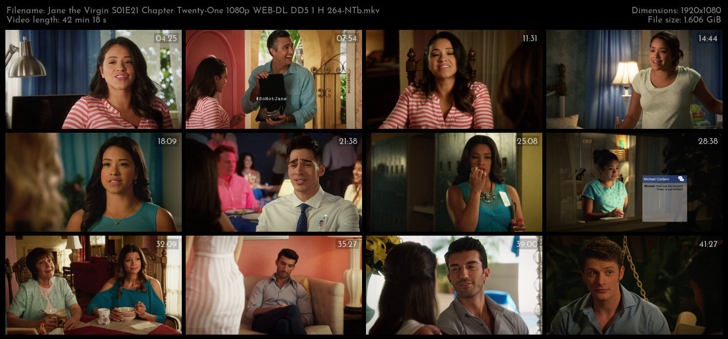 Jane the Virgin S01E21 Chapter Twenty One 1080p WEB DL DD5 1 H 264 NTb TGx