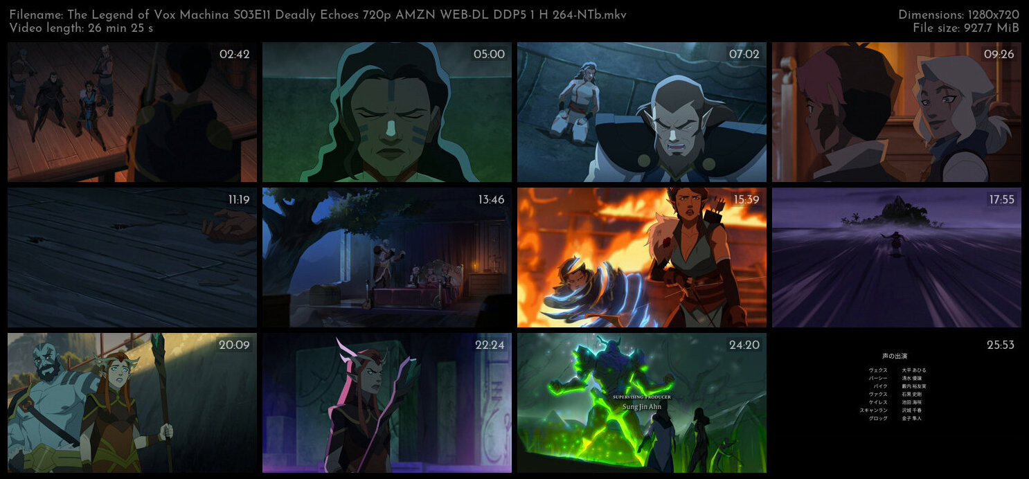 The Legend of Vox Machina S03E11 Deadly Echoes 720p AMZN WEB DL DDP5 1 H 264 NTb TGx