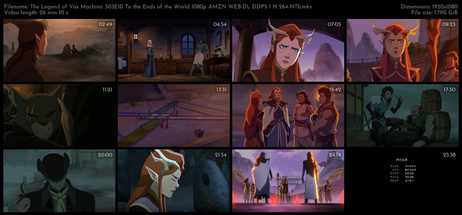 The Legend of Vox Machina S03E10 To the Ends of the World 1080p AMZN WEB DL DDP5 1 H 264 NTb TGx