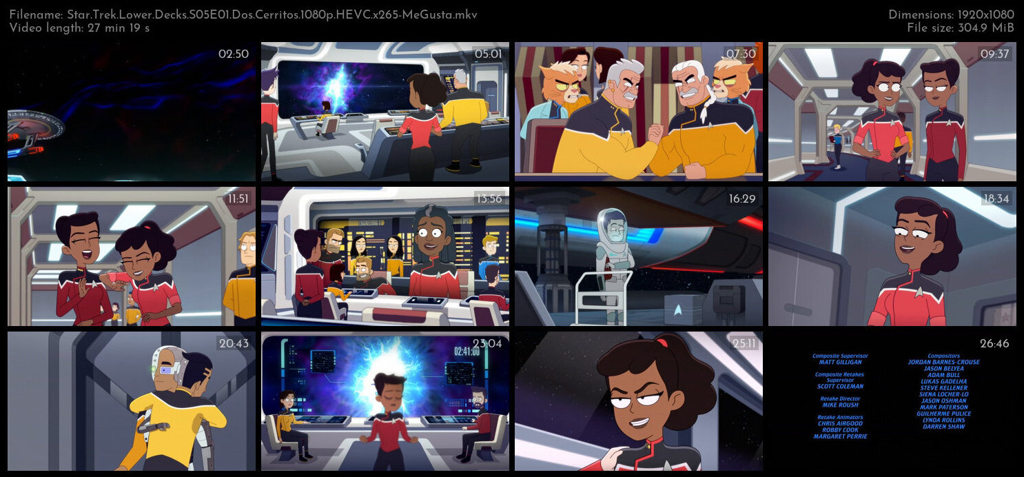 Star Trek Lower Decks S05E01 Dos Cerritos 1080p HEVC x265 MeGusta TGx