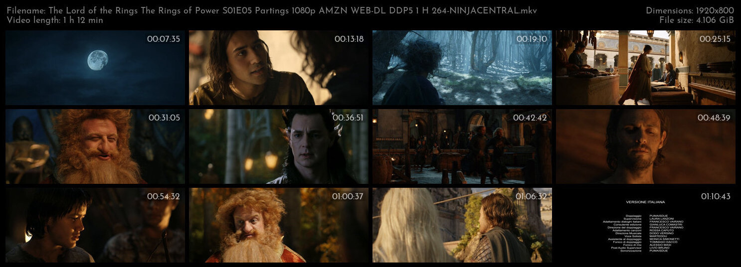 The Lord of the Rings The Rings of Power S01E05 Partings 1080p AMZN WEB DL DDP5 1 H 264 NINJACENTRAL