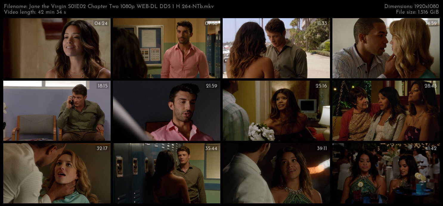 Jane the Virgin S01E02 Chapter Two 1080p WEB DL DD5 1 H 264 NTb TGx