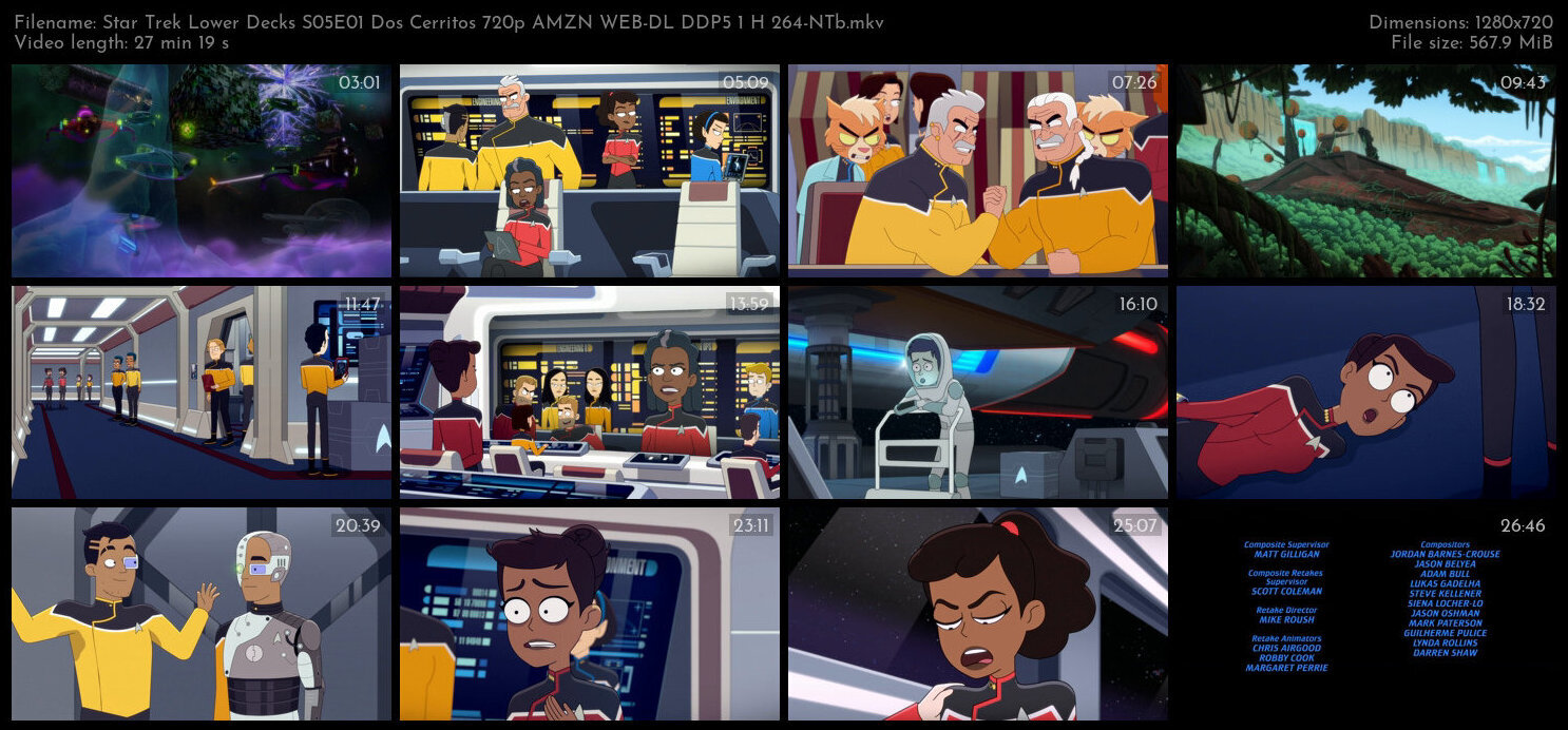 Star Trek Lower Decks S05E01 Dos Cerritos 720p AMZN WEB DL DDP5 1 H 264 NTb TGx