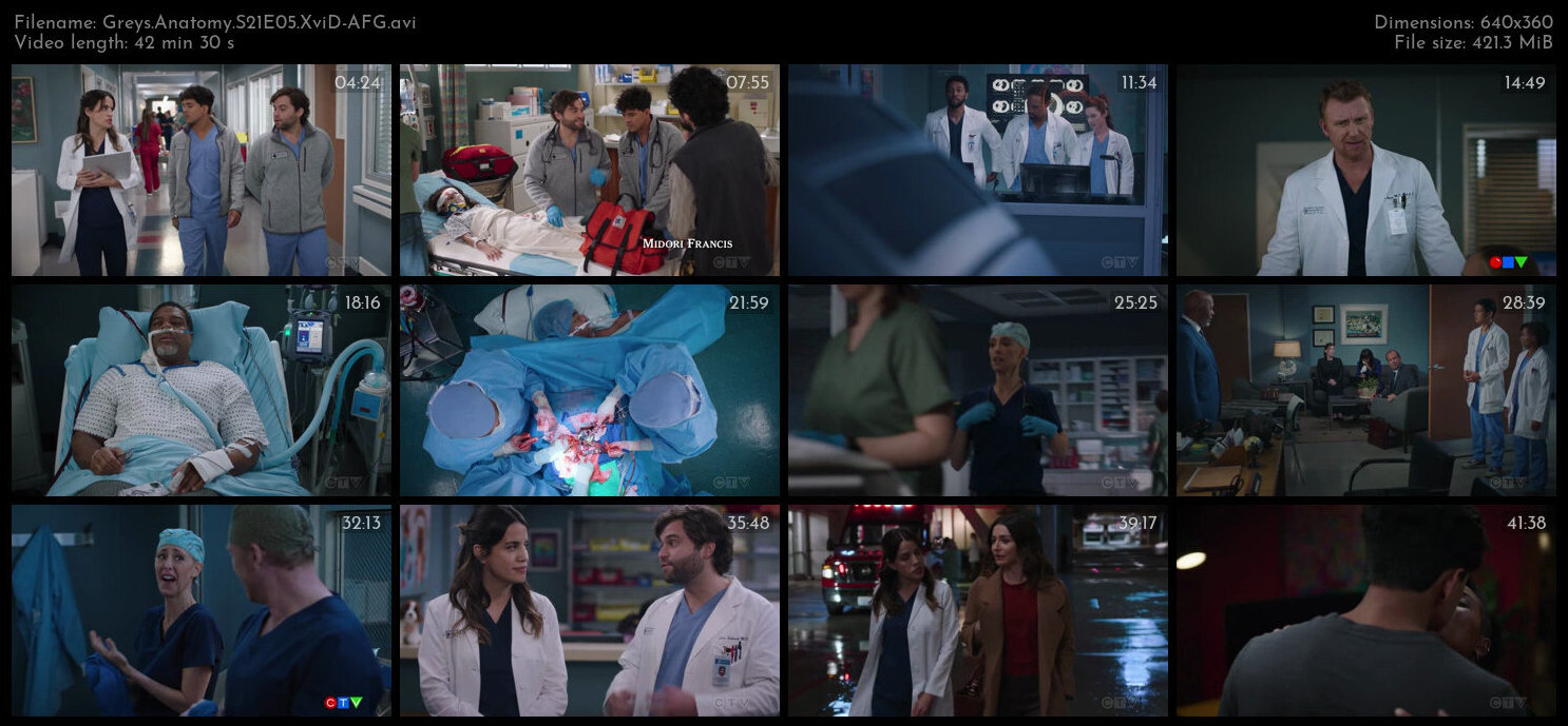 Greys Anatomy S21E05 XviD AFG TGx