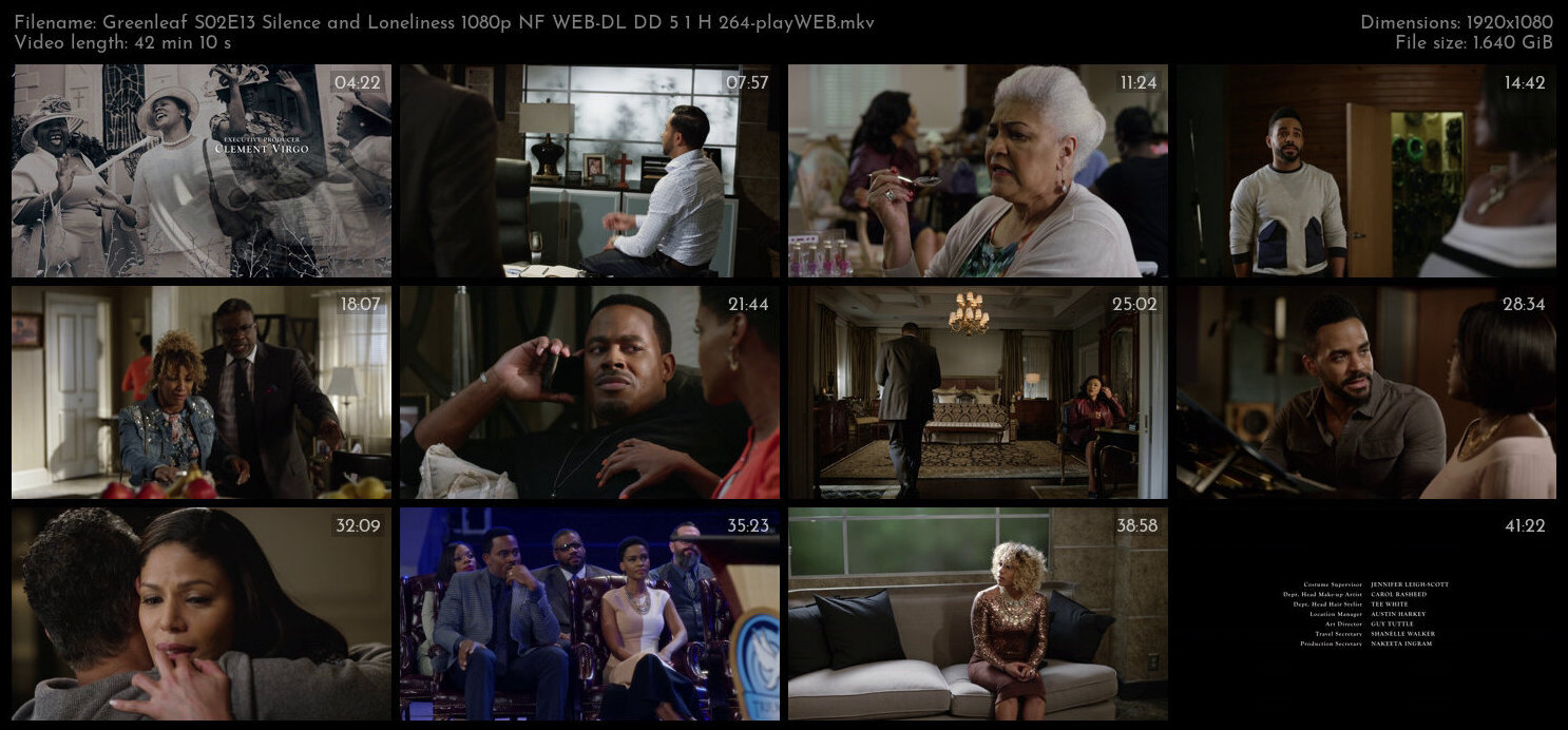 Greenleaf S02E13 Silence and Loneliness 1080p NF WEB DL DD 5 1 H 264 playWEB TGx