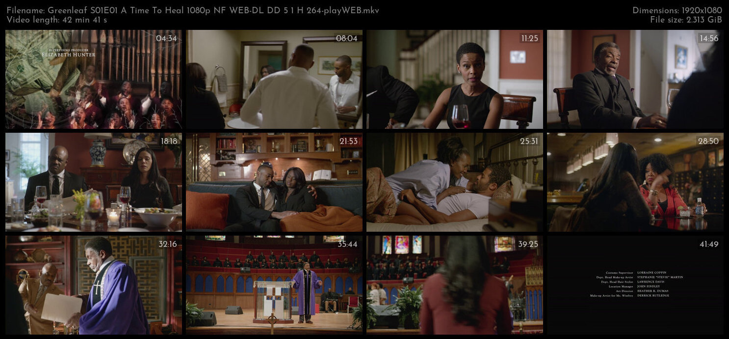 Greenleaf S01E01 A Time To Heal 1080p NF WEB DL DD 5 1 H 264 playWEB TGx