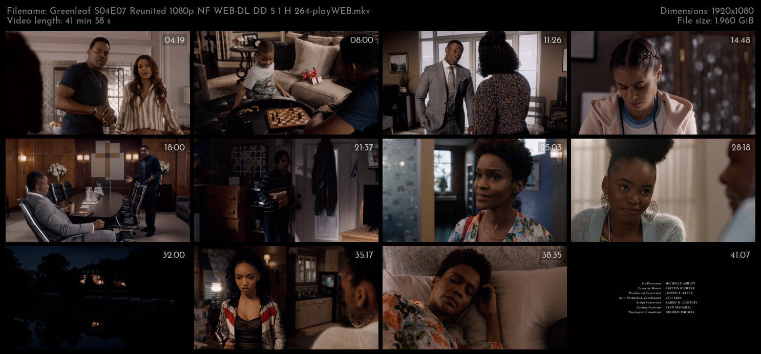 Greenleaf S04E07 Reunited 1080p NF WEB DL DD 5 1 H 264 playWEB TGx