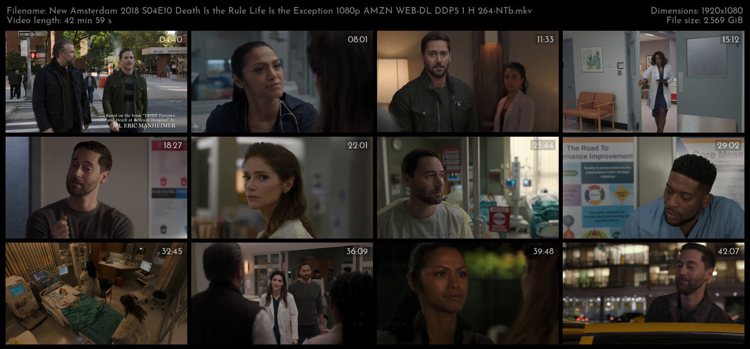 New Amsterdam 2018 S04E10 Death Is the Rule Life Is the Exception 1080p AMZN WEB DL DDP5 1 H 264 NTb