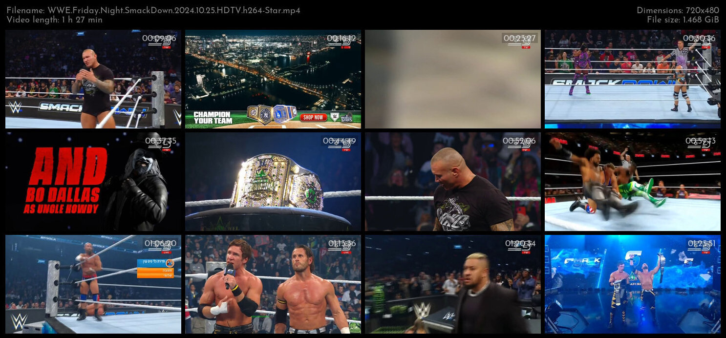 WWE Friday Night SmackDown 2024 10 25 HDTV h264 Star TGx