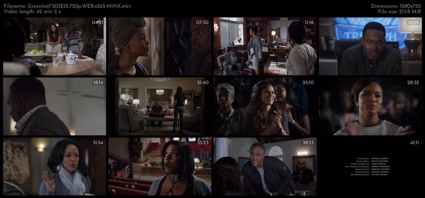 Greenleaf S03E01 720p WEB x265 MiNX TGx