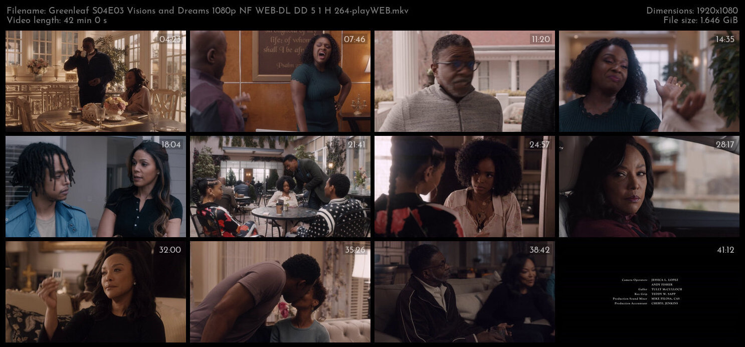 Greenleaf S04E03 Visions and Dreams 1080p NF WEB DL DD 5 1 H 264 playWEB TGx