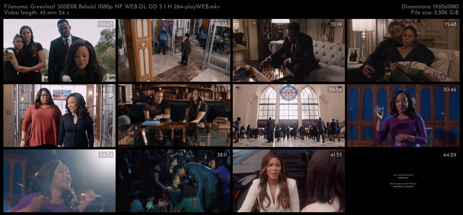 Greenleaf S05E08 Behold 1080p NF WEB DL DD 5 1 H 264 playWEB TGx