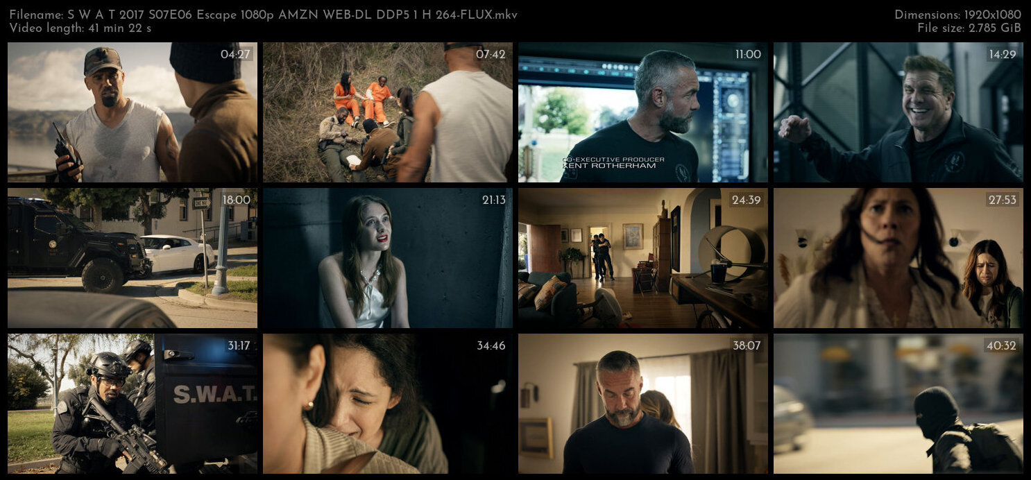 S W A T 2017 S07E06 Escape 1080p AMZN WEB DL DDP5 1 H 264 FLUX TGx