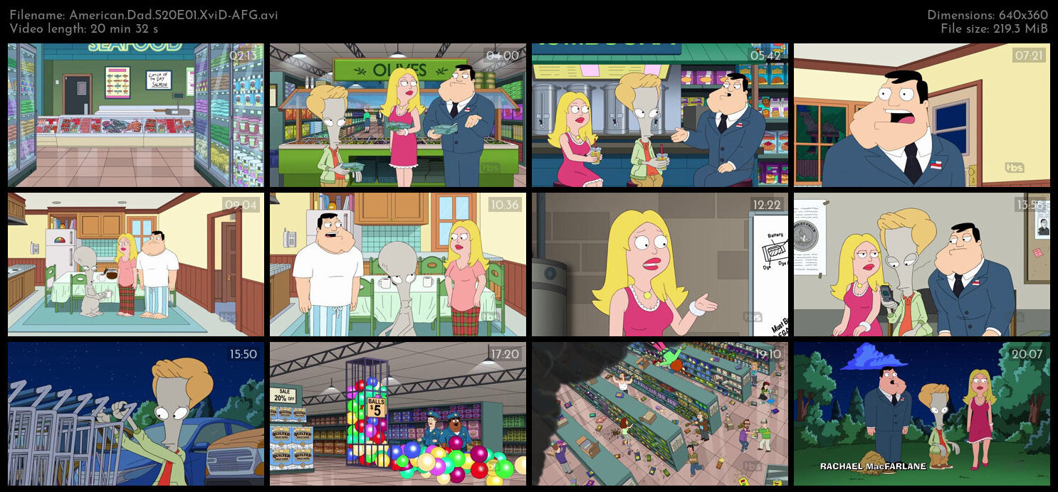 American Dad S20E01 XviD AFG TGx