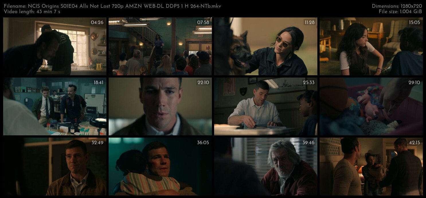 NCIS Origins S01E04 Alls Not Lost 720p AMZN WEB DL DDP5 1 H 264 NTb TGx