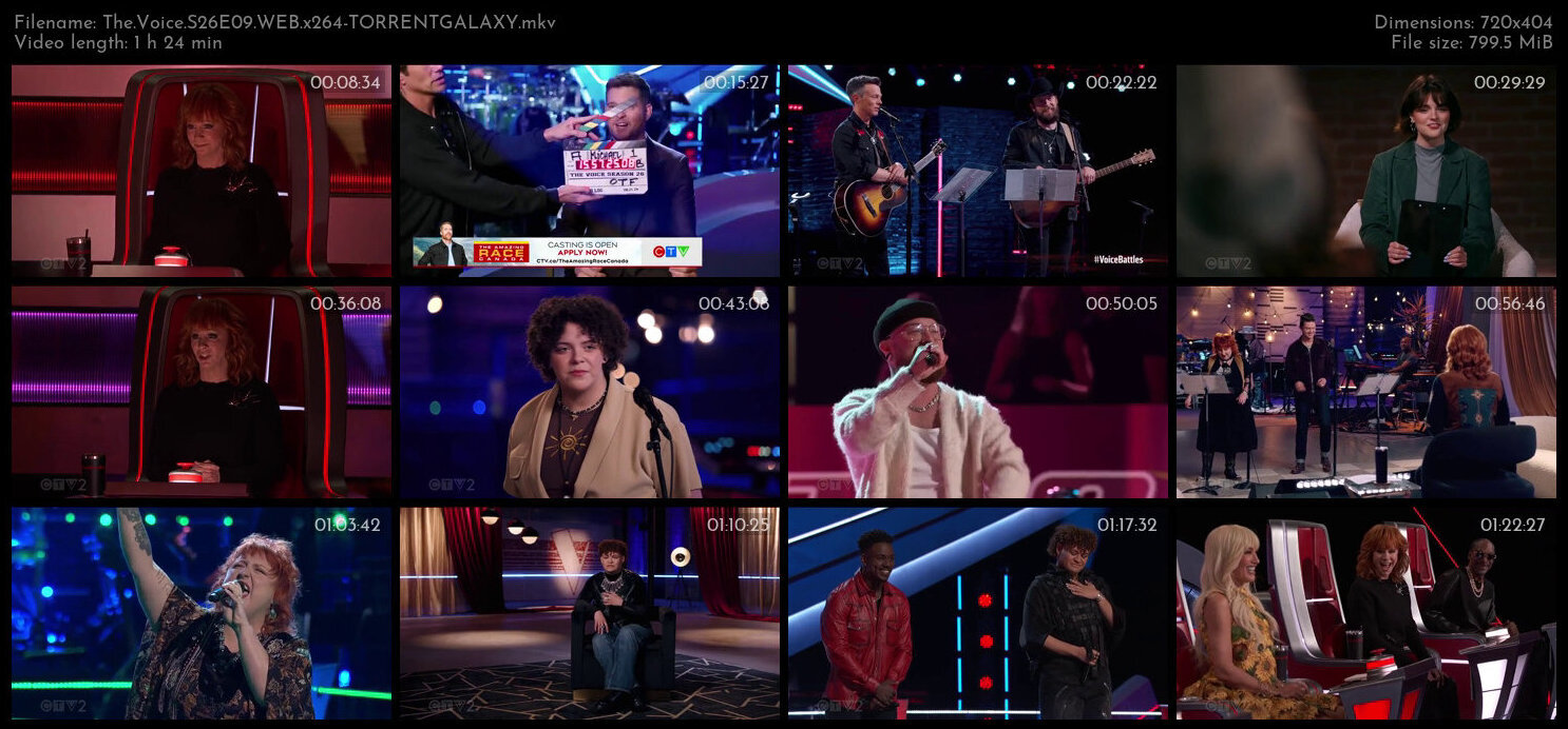 The Voice S26E09 WEB x264 TORRENTGALAXY